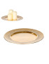 PRATO MARCADOR 11201 LOSANGO DOURADO 33CM PP