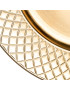 PRATO MARCADOR 11201 LOSANGO DOURADO 33CM PP