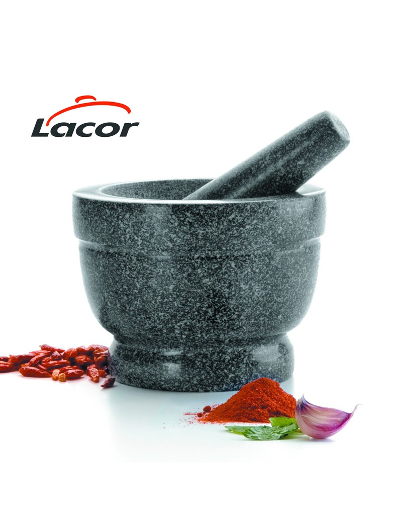 ALMOFARIZ LACOR 60516 Ø16X12CM GRANITO