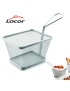 CESTO REDE LACOR 61007 MINI RET 10X8X7CM INOX