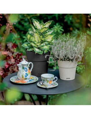 VASO 68151 ETHICA CINZA ESC. 30X29CM PLST