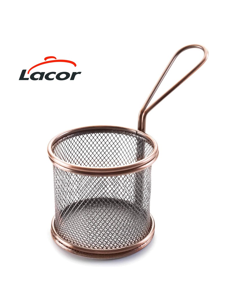 CESTO REDE LACOR 61069 MINI RED. Ø9X8CM BRONZE