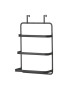 SUPORTE TOALHAS 140226 P/WC PENDURAR 42X22X68,5CM PRETO