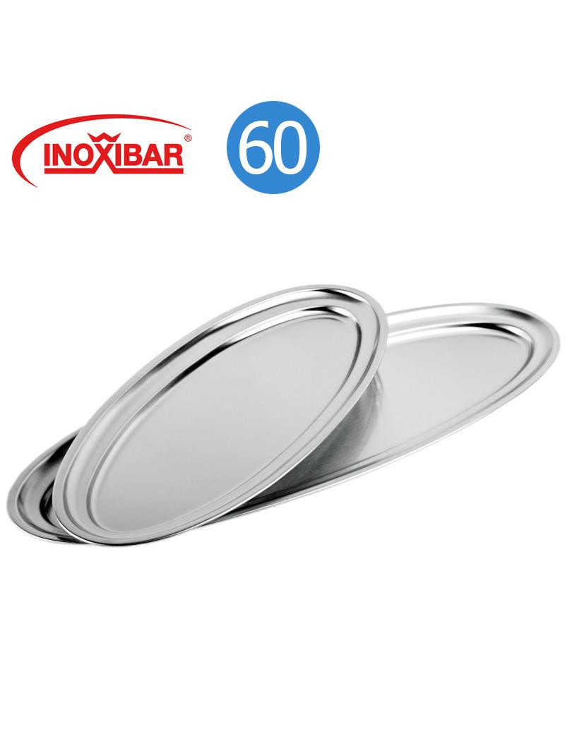 TRAVESSA PEIXE INOXIBAR 59082  60X27CM INOX 18%