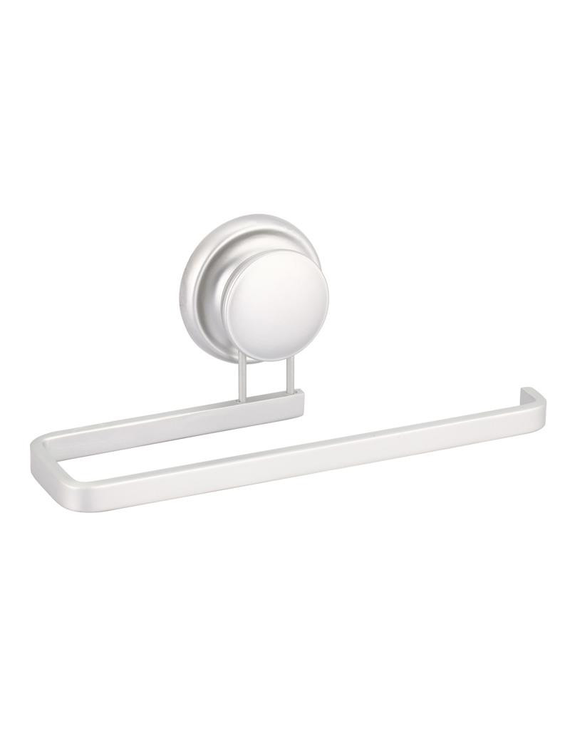 SUPORTE TOALHA 142618 C/VENTOSA 24X8X10CM ALUMINIO