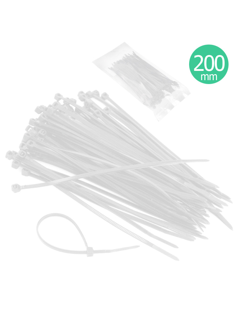 ABRAÇADEIRAS NY 200MM SACO 100UND
