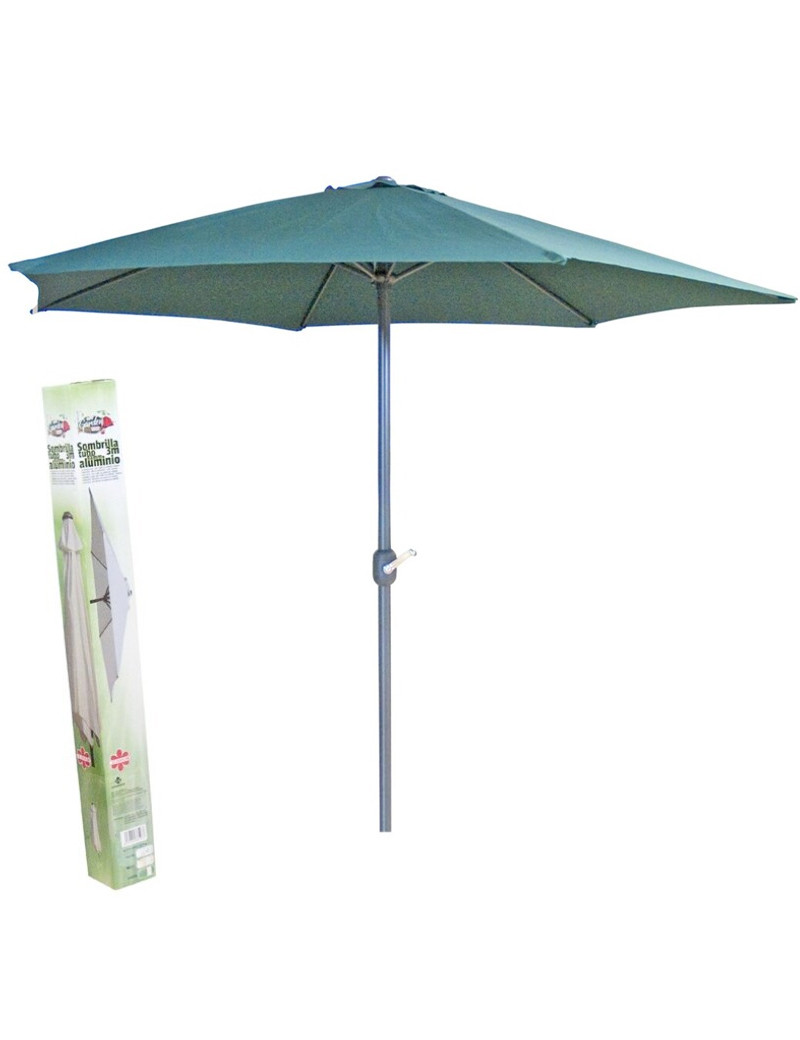GUARDA SOL 381987 VERDE 3M TUBO AÇO 48MM