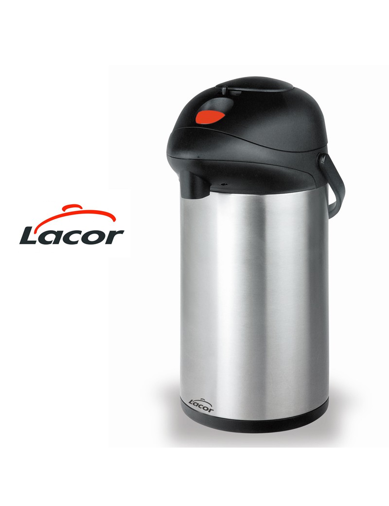 GARRAFA TERMICA LACOR 62473 C/SIFAO 3L 34,5CM INOX 18/10
