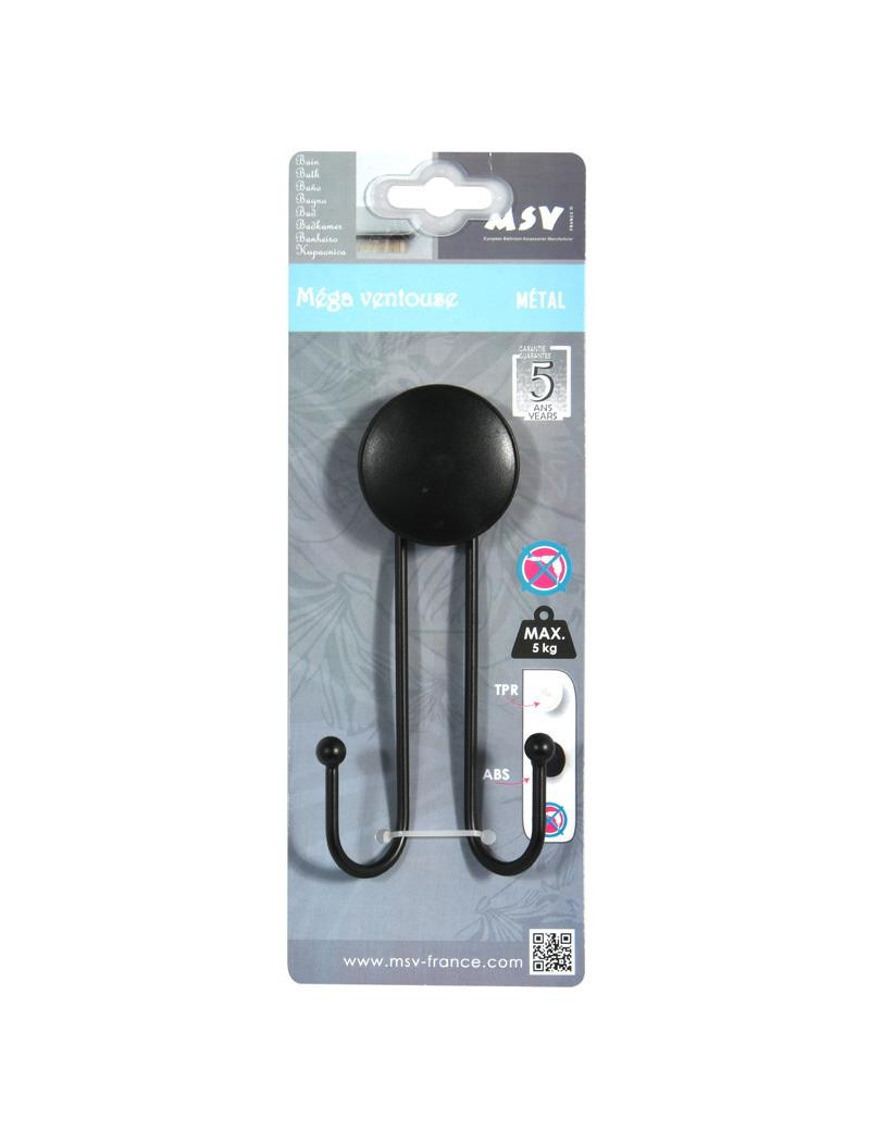 CABIDE 142763 PRETO MATE DUPLO C/VENTOSA
