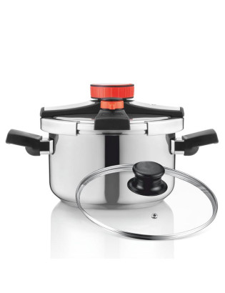PANELA PRESSAO HAEGER PC-8SS.023A EASY COOK 8L Ø24CM INOX
