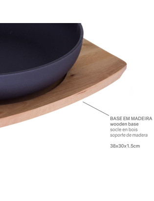 FRIGIDEIRA 900751 C/ASAS 30CM FERRO FUND. C/BASE MAD.