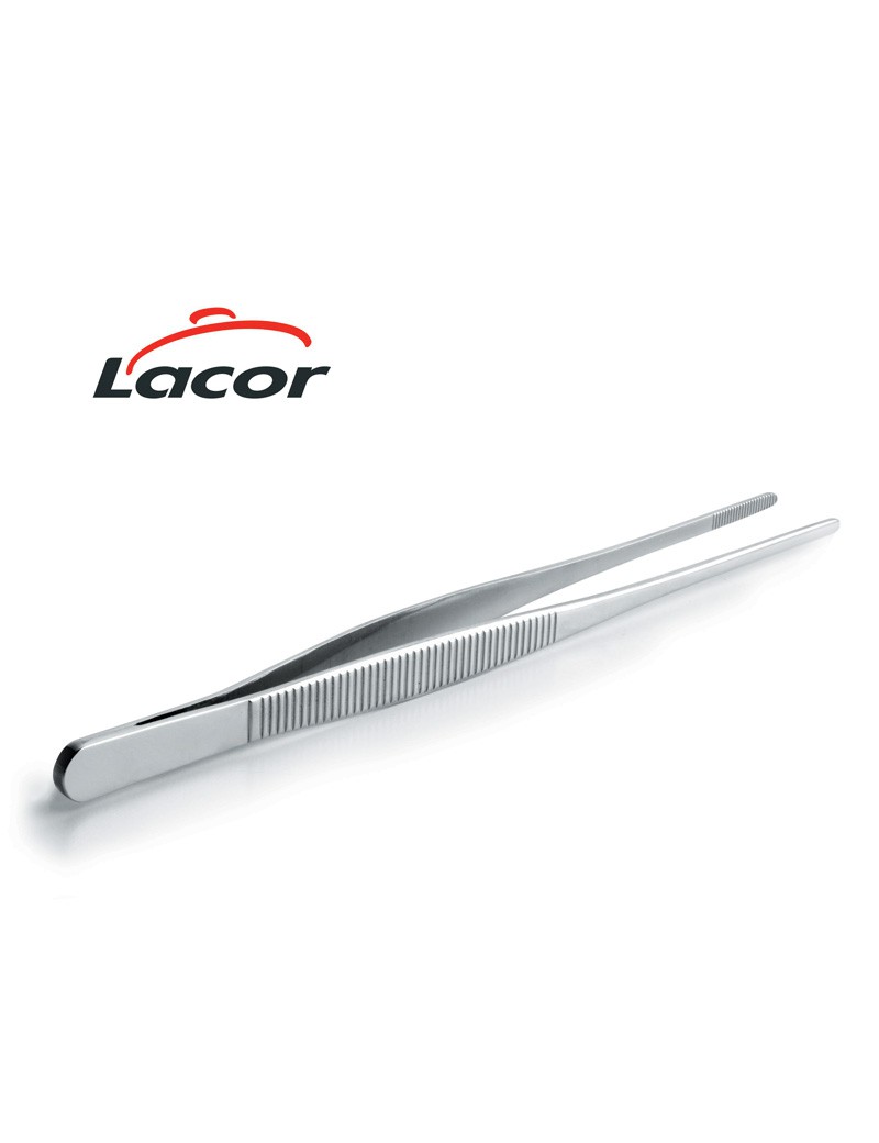 PINÇA LACOR 62955 PRECISAO RETA 15,5CM INOX