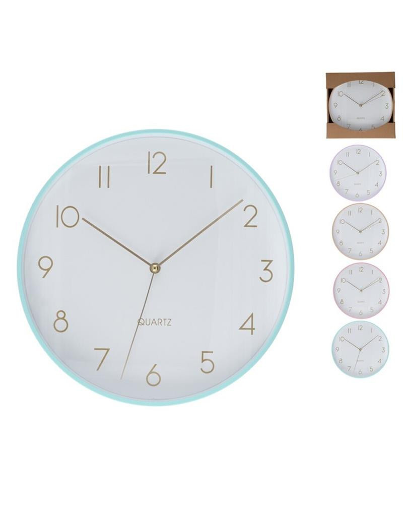 RELOGIO 369280 PAREDE FARI 25CM PLST SORTIDO