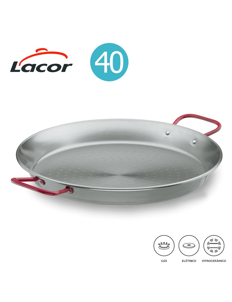 PAELHA LACOR 63641 C/ASAS Ø40CM AÇO