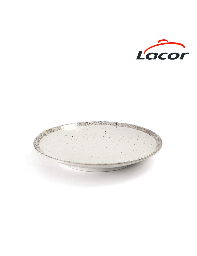 PRATO DOCE LACOR 63841 EARTH Ø15,5CM MELAMINA