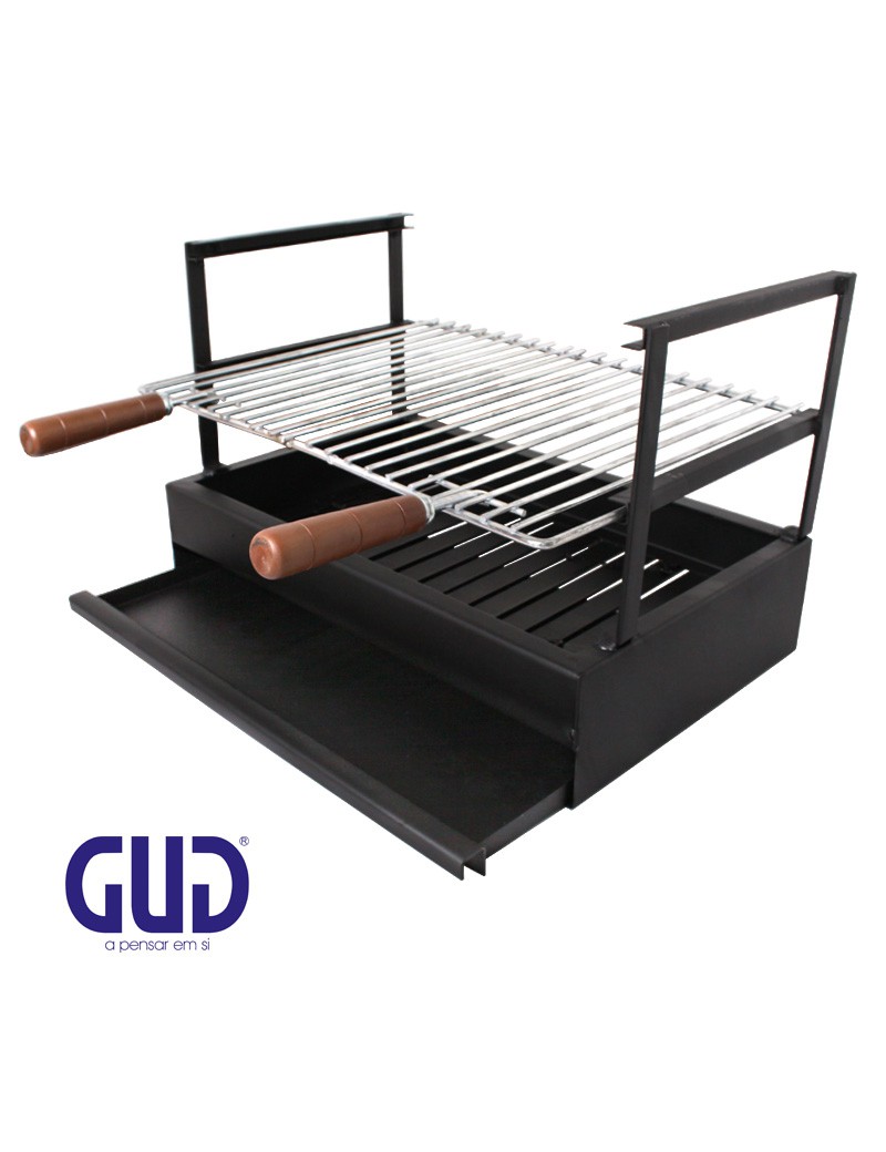 CHURRASQUEIRA GUD POUSAR 52X33CM FERRO