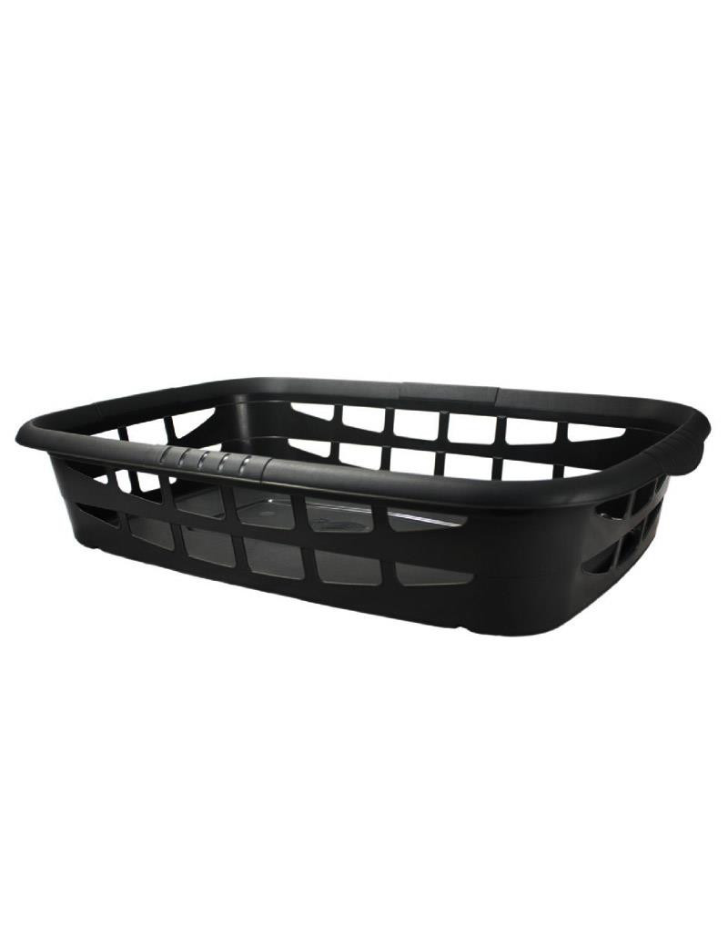 CESTO ROUPA CD 1982 BECLASSIC PRETO 25L 65X44,5X13CM PLST