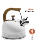 CHALEIRA LACOR 68639 C/APITO 4L INOX 18/10 INDUÇAO