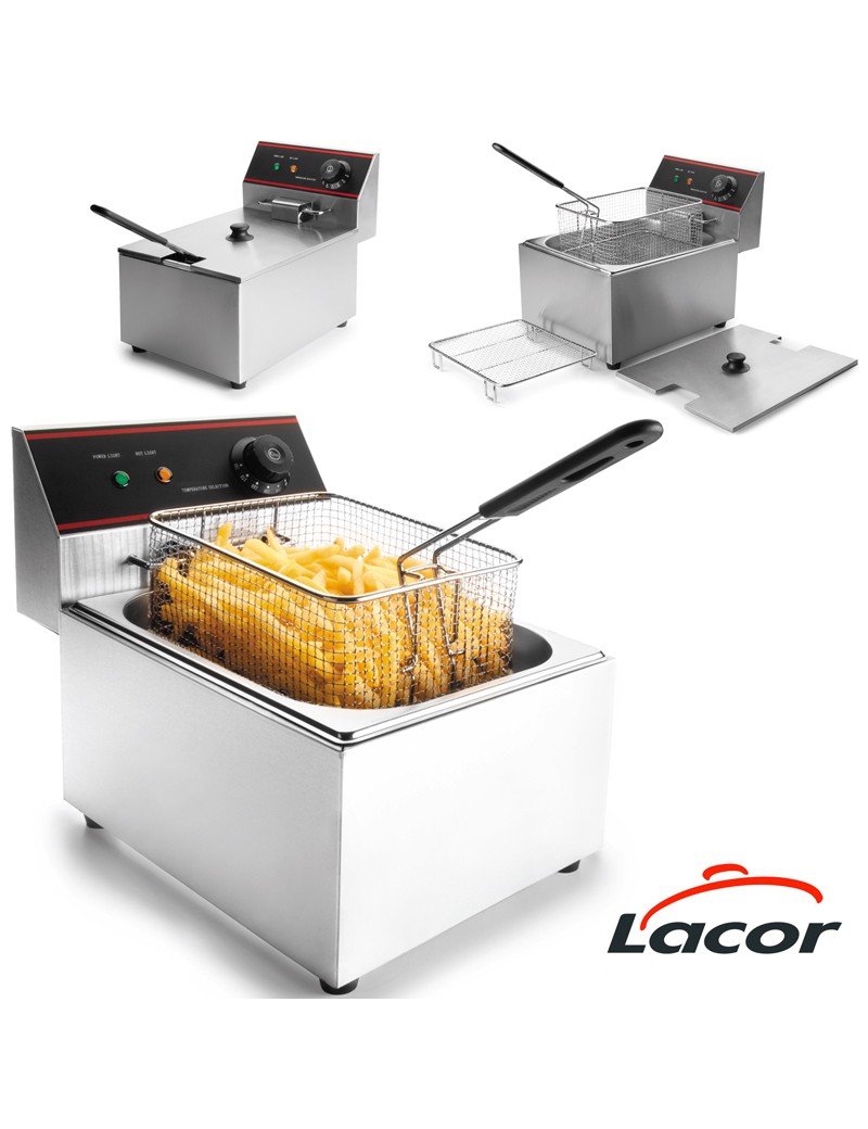 FRITADEIRA ELETRICA LACOR 69169 PROFISSIONAL 2500W 6L INOX