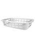 CESTO ROUPA CD 1982 BECLASSIC BRANCO 25L 65X44,5X13CM PLST
