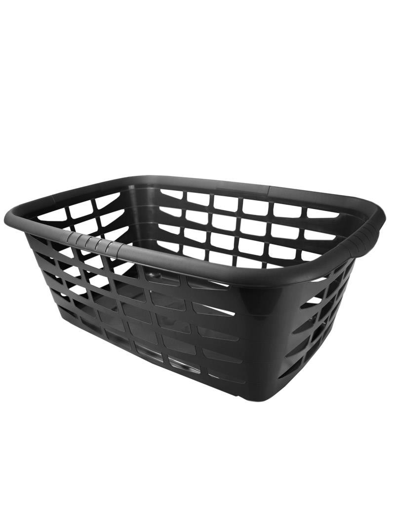 CESTO ROUPA CD 1983 BECLASSIC PRETO 40L 65X44,5X24CM PLST