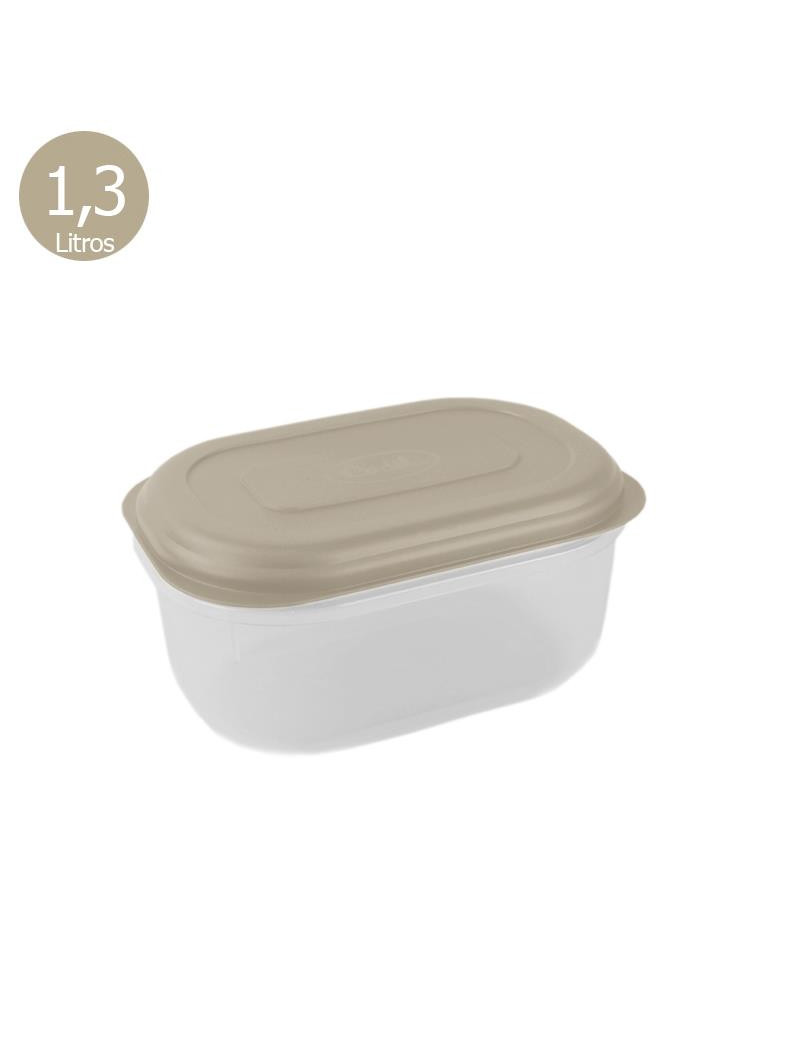 CAIXA HERMETICA CD 2550 BECLASSIC BEGE OVAL 1,3L PLST