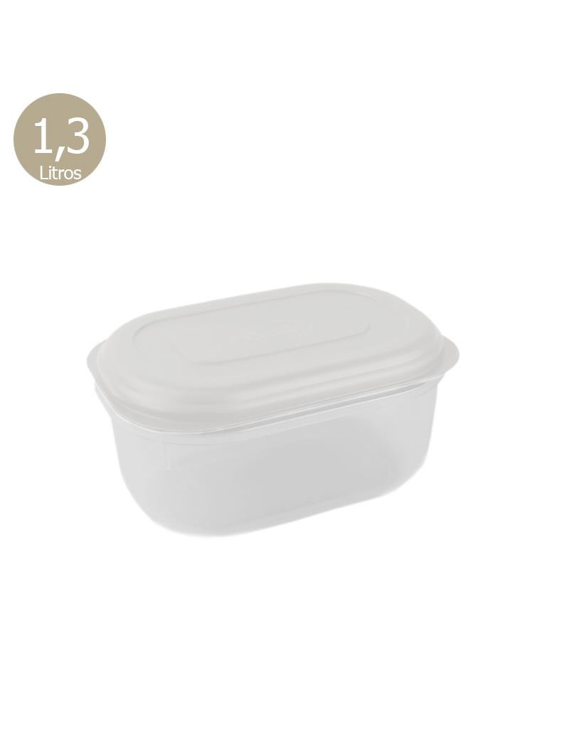 CAIXA HERMETICA CD 2550 BECLASSIC BRANCO OVAL 1,3L PLST