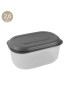 CAIXA HERMETICA CD 2551 BECLASSIC CINZA OVAL 2,6L PLST