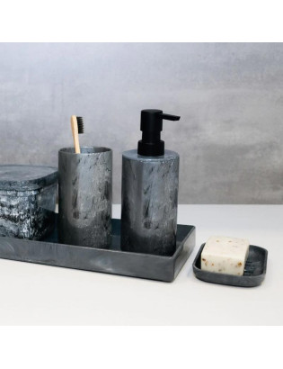 TABULEIRO CD 2757 STONE CINZA ORGANIZADOR 31X15CM PLST