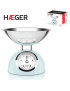BALANÇA COZINHA HAEGER PASTEL KS-BME.010A MECANICA 5KG AZUL