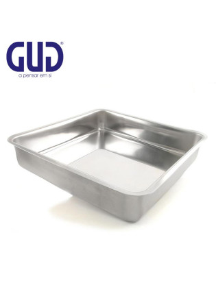ASSADEIRA GUD INOX 40X40X8CM