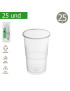 COPO MAXI 1214 TRANSPARENTE 25UND  25CL PLST REUTILIZAVEL
