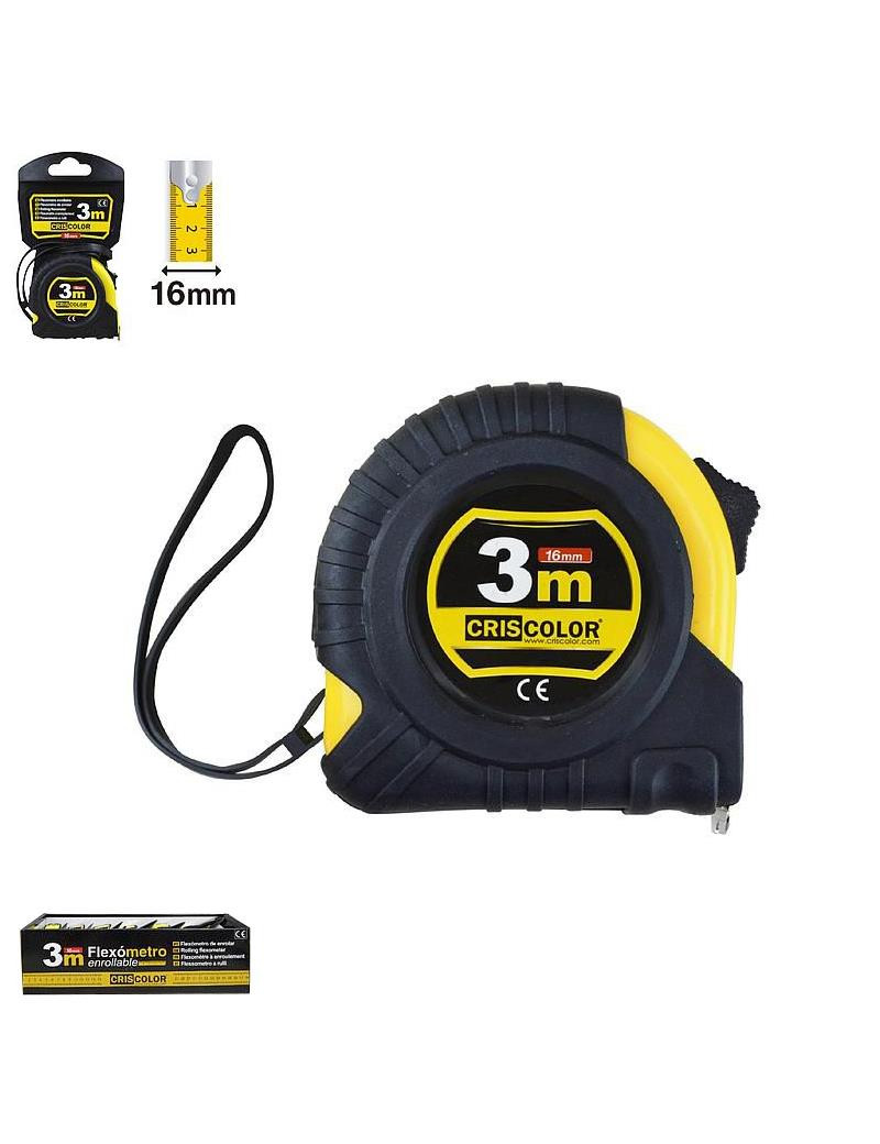 FITA METRICA 42162  3M / 16MM C/TRAVAO