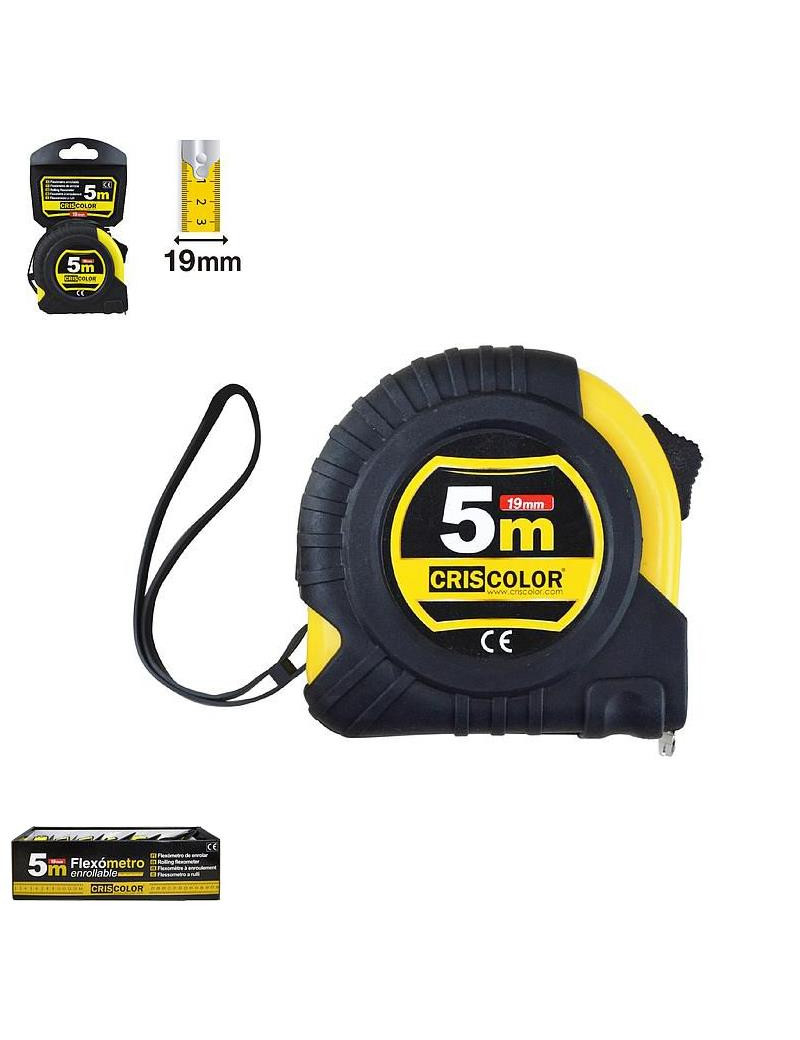 FITA METRICA 42163  5M / 19MM C/TRAVAO