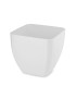 VASO EUROPA QUADRADO 5,5L 20X18CM PLST BRANCO