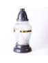 CANDEEIRO Z25  22CM VIDRO/PLST