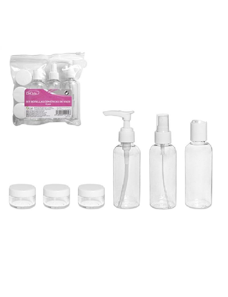 CONJUNTO VIAGEM 109160  6PEÇAS 18X19X4CM PLST