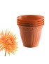 VASO JARDIM HEGA 14026M MARFIL CONJ.4 Ø10CM TERRACOTA