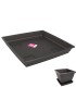 PRATO JARDIM HEGA 14279 36X36X5CM PRETO PLST