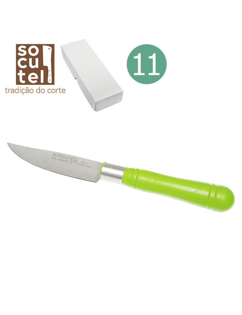 FACA CORTIC. SOCUTEL 1132.0101.080.11 CONJ.12 CB/PP VERDE CL
