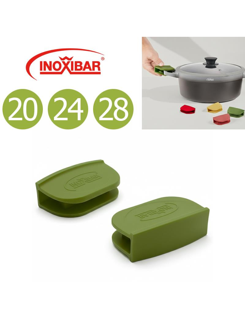 PEGA INOXIBAR 18950 VERDE OLIVA CONJ.2  20-24-28 SILICONE