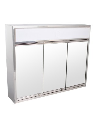 ARMARIO WC INOX 3 PORTAS...