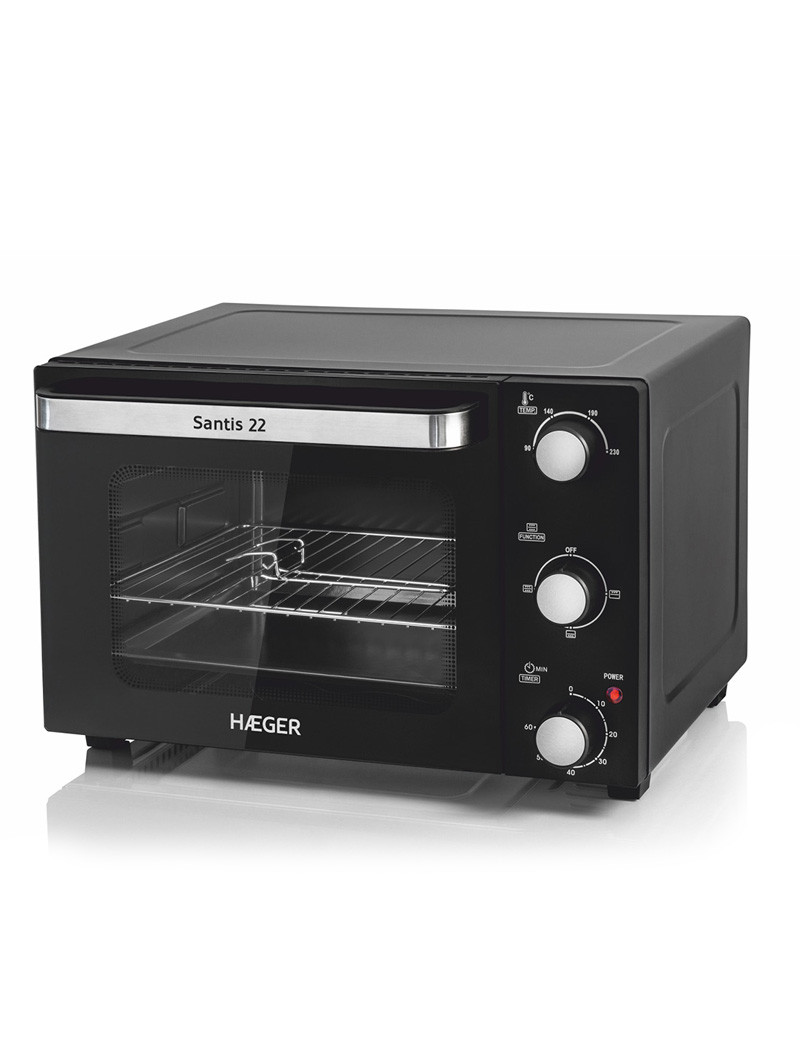 FORNO ELETRICO HAEGER SANTISS OV-22B.032A 22L 1300W PRETO