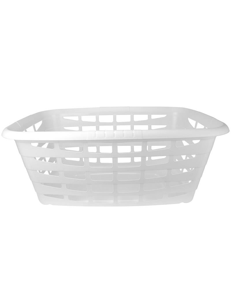 CESTO ROUPA CD 1983 BECLASSIC BRANCO 40L 65X44,5X24CM PLST