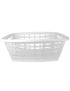 CESTO ROUPA CD 1983 BECLASSIC BRANCO 40L 65X44,5X24CM PLST
