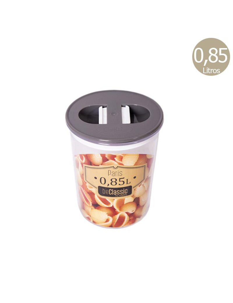 CAIXA HERMETICA CD 2331 BECLASSIC CINZA 0,85L PLST