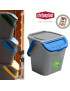 BALDE LIXO 69002 ECO WAY VERTICAL 28L C/TAMPA AZUL