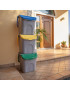BALDE LIXO 69002 ECO WAY VERTICAL 28L C/TAMPA AZUL