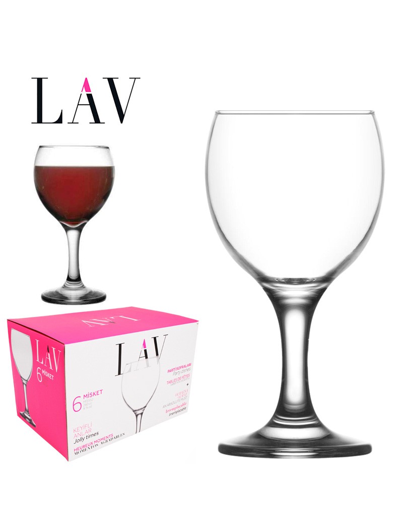CALICE LAV MISKET CONJ.6 17CL