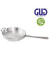 FRIGIDEIRA GUD ACETINADO C/CABO +ASA 42CM  ALUMINIO FUND.